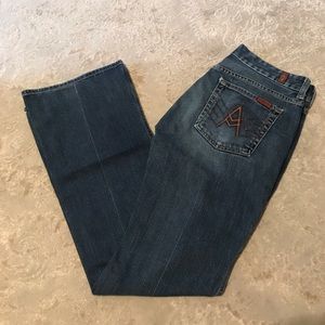 ✨7 For All Mankind  “A” pocket boot cut jeans✨